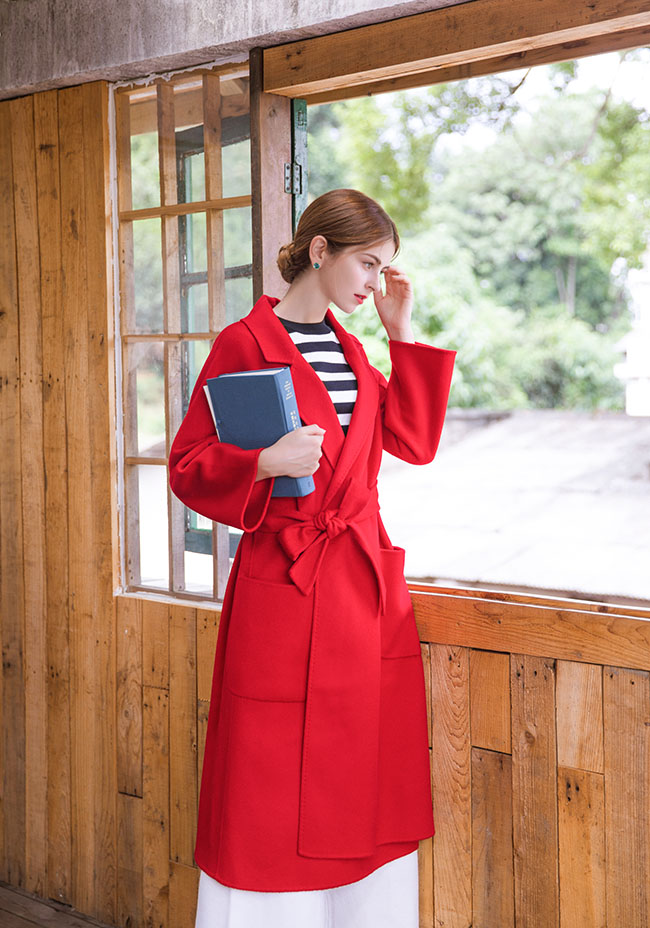 澳洲100%羊绒水波纹大衣,澳洲水波纹羊毛大衣怎么讲解