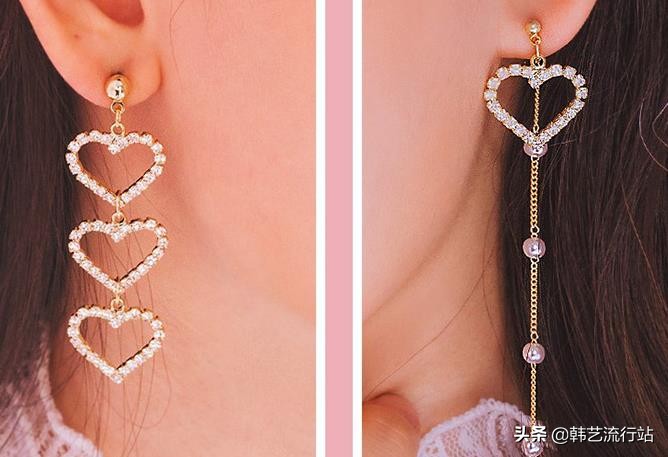 韩国耳环最近超级流行的,韩系简约时尚耳环