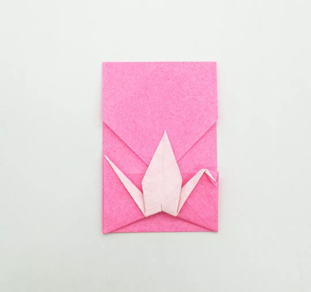 最简单的千纸鹤信封折法慢动作,折纸大全简单又漂亮的信封千纸鹤