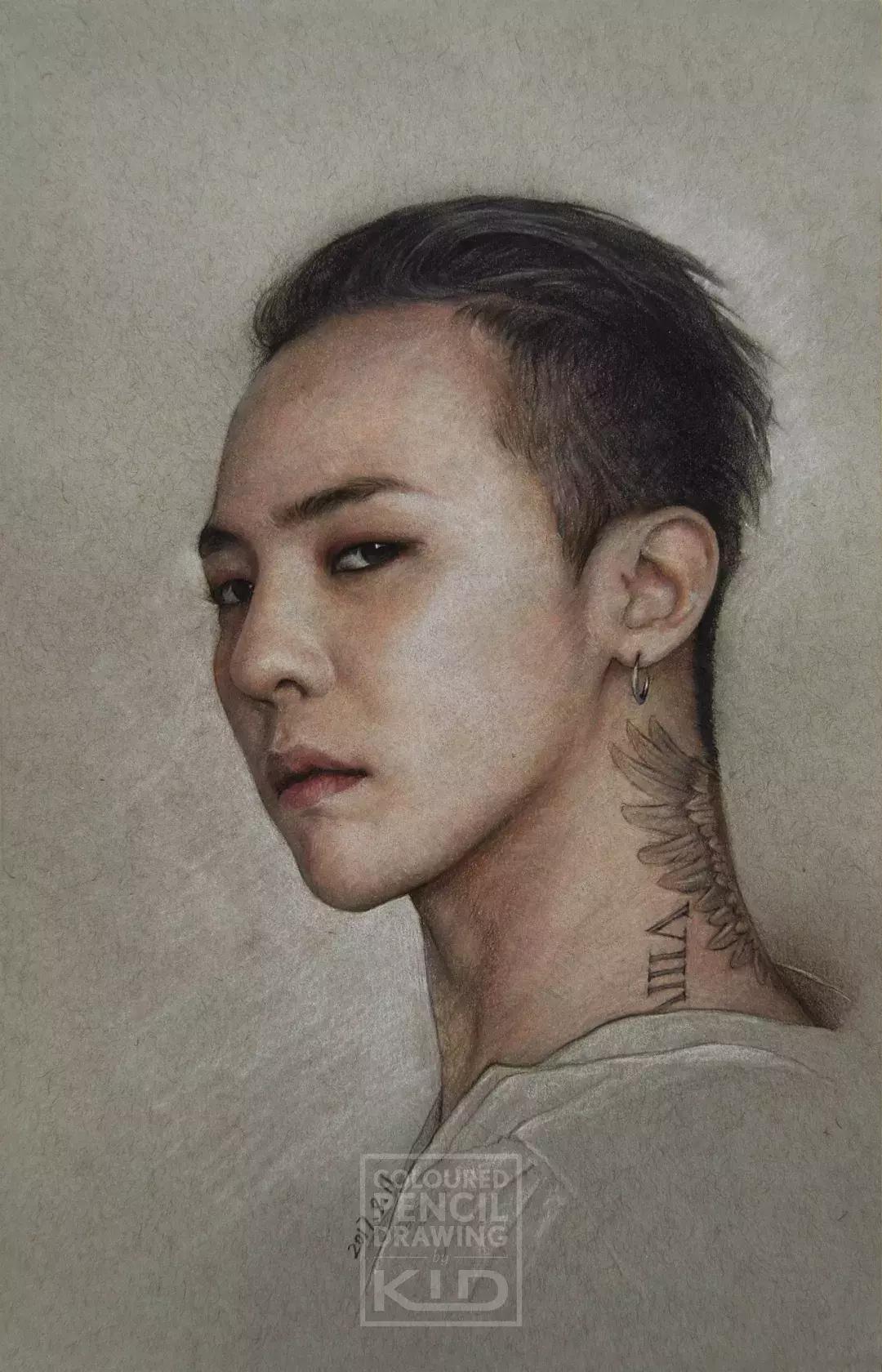 彩铅画的震撼,让人惊艳的彩铅作品