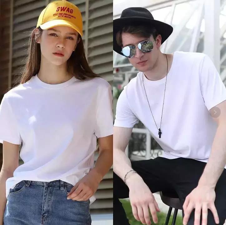 400g重磅纯棉t恤高品质商务,顶级丝光棉t恤品牌