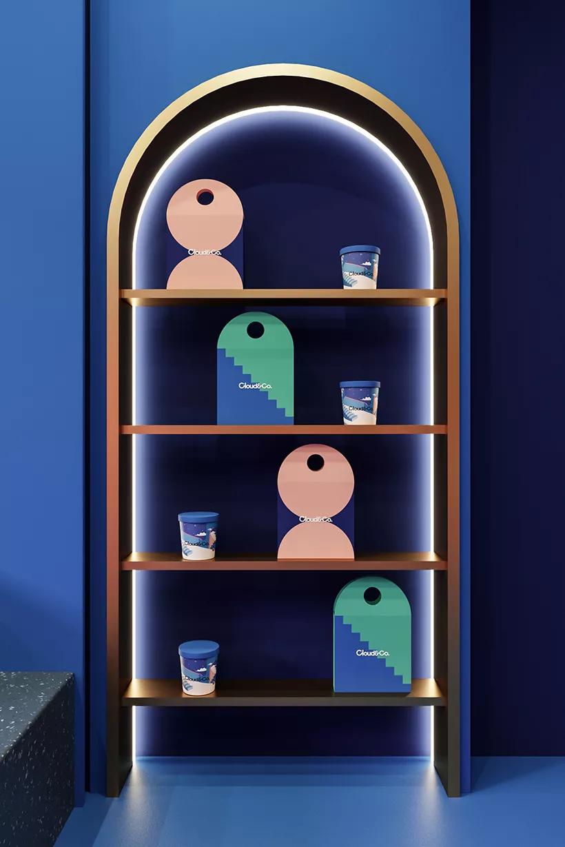 卡塔尔CloudandCo.冰淇淋店每一口都是梦幻色彩