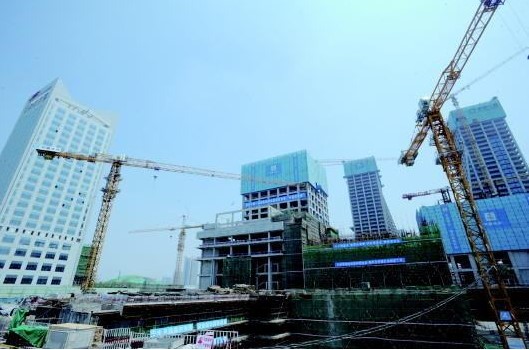 山东第一高楼突破,山东第一高楼即将封顶