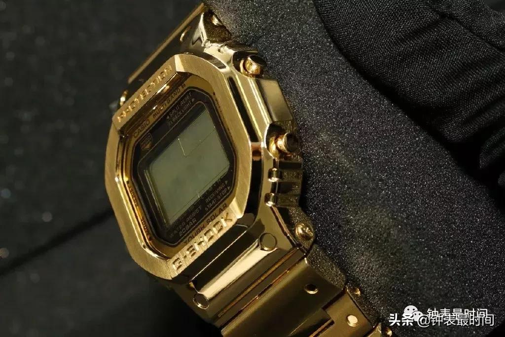 卡西欧手表g-shock黑武士黑金搭配,卡西欧高级感g-shock手表