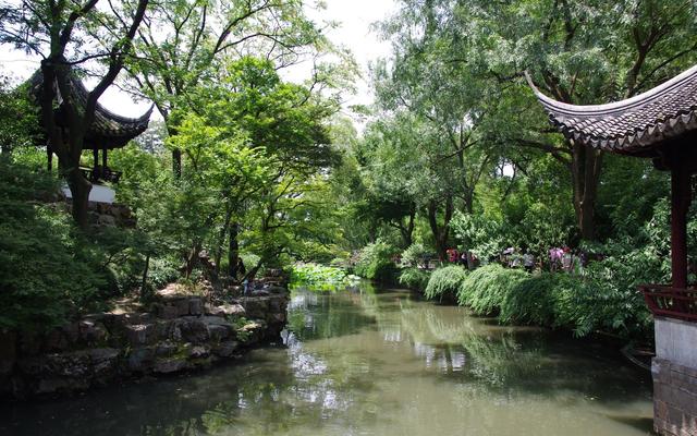 苏州拙政园园林借景,苏州拙政园唯美意境