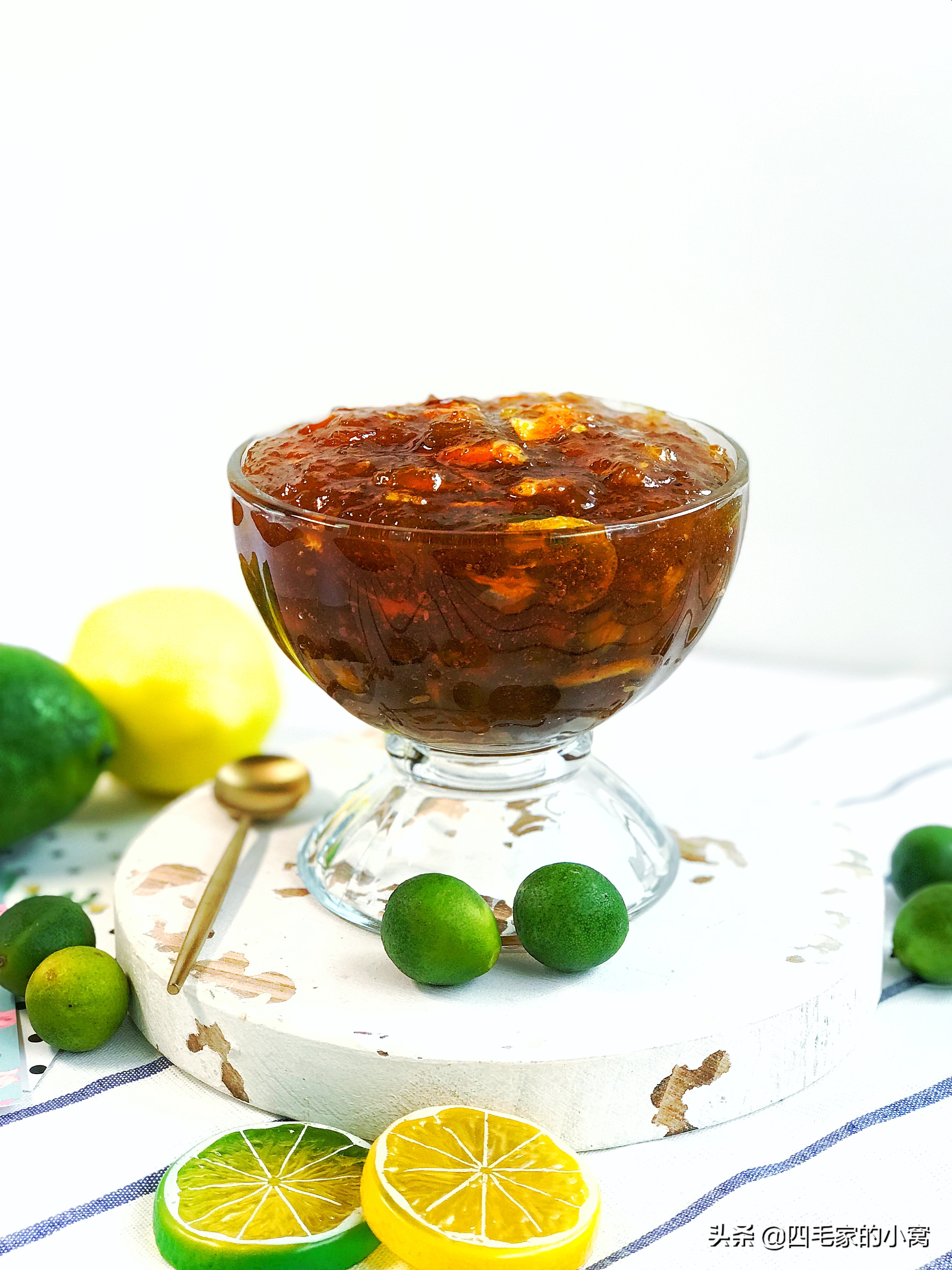 水果奢侈吃法，用自制零添加大果粒水果酱，制作爆款夏季清凉沁饮