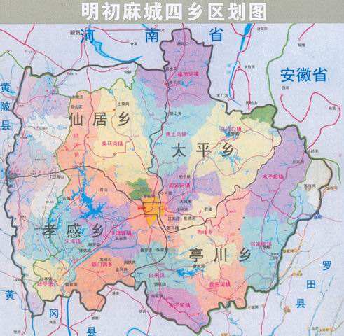 麻城在中国的位置,中国有多少个黄冈