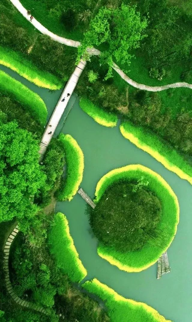 成都绿道被隔开,成都被3条路包围的楼盘