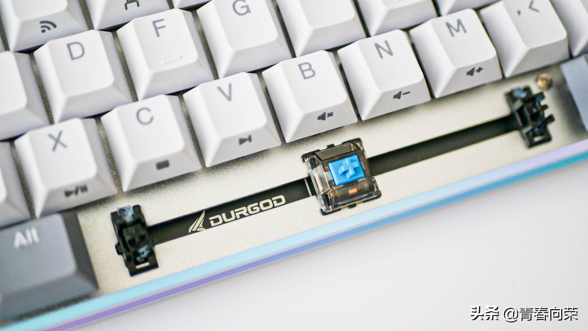 杜伽k310机械键盘简单上手,杜伽k330w无线键盘