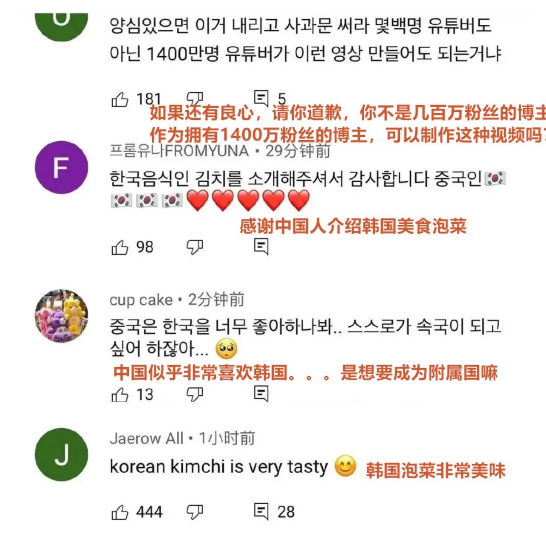 李子柒被评论视频,李子柒做泡菜遭韩国网友围攻后续