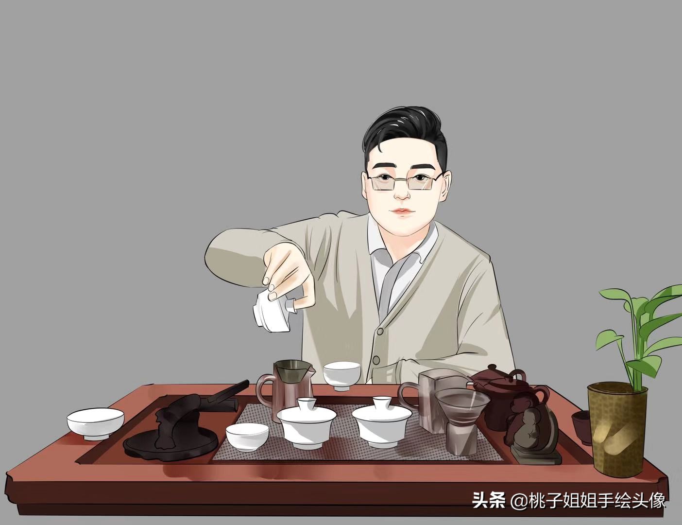 头像男简约成熟稳重霸气手绘,微信头像女成熟稳重手绘