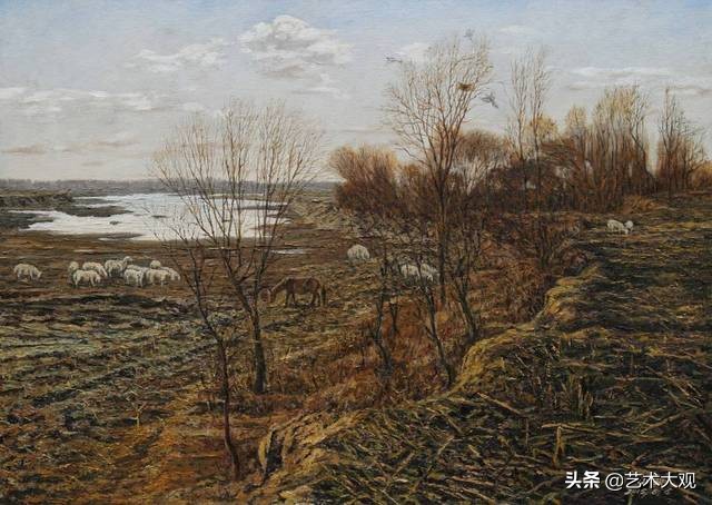 张冬峰油画风景作品欣赏,油画大师张晓刚