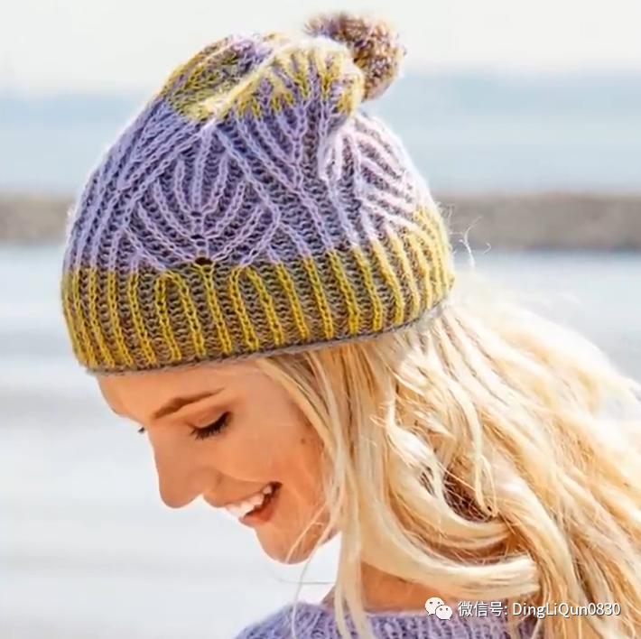 针织洋气气质帽子,针织帽子创意爆款