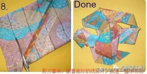 布艺拼布一定用得上的包边条教程，用一块布做一整条包边条，好省