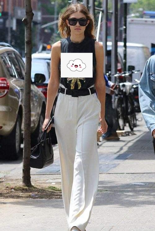 简单的无袖t恤,无袖t恤如何穿出高级感