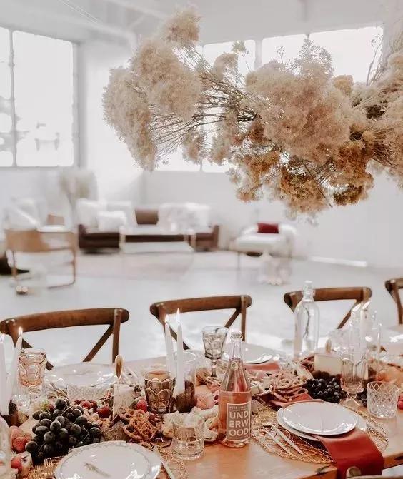 适合干花的装饰,简单的干花装饰