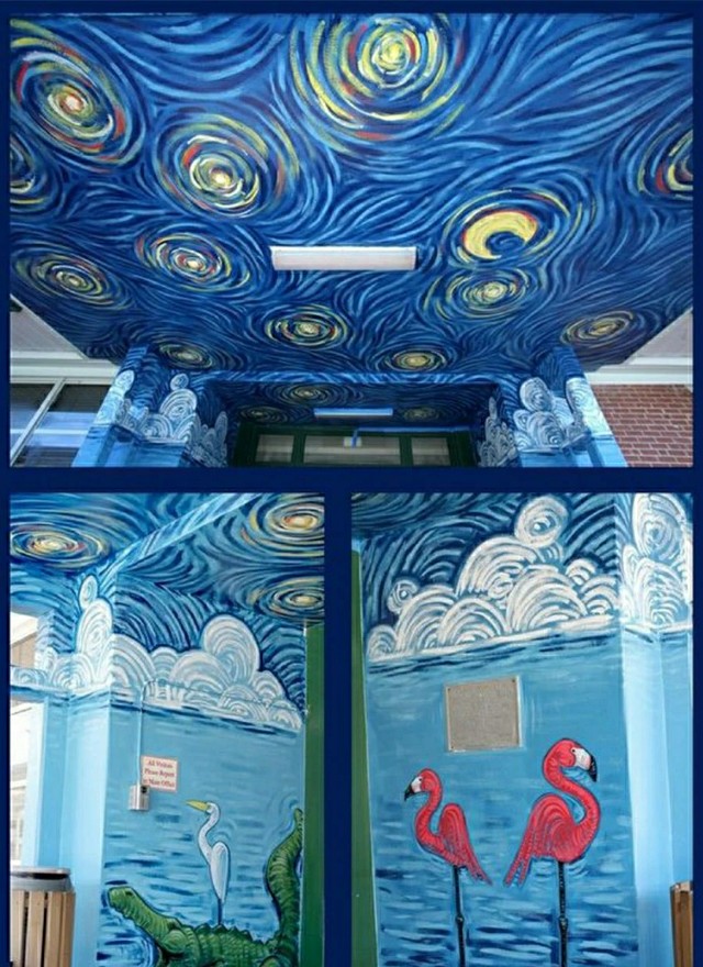 手绘墙绘必看,简单手绘墙绘