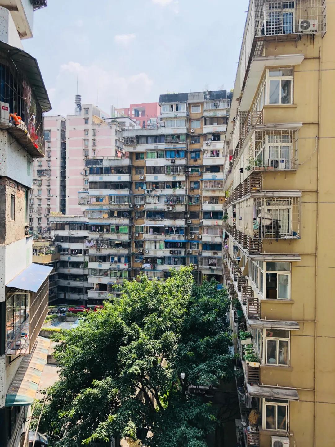 重庆这个24层没有电梯的高楼！直逼40℃的天气仍然有人前来打卡