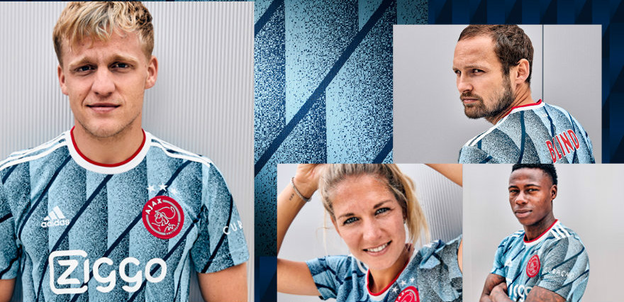 阿贾克斯球衣新款套装,阿贾克斯球衣18-19赛季客场球衣