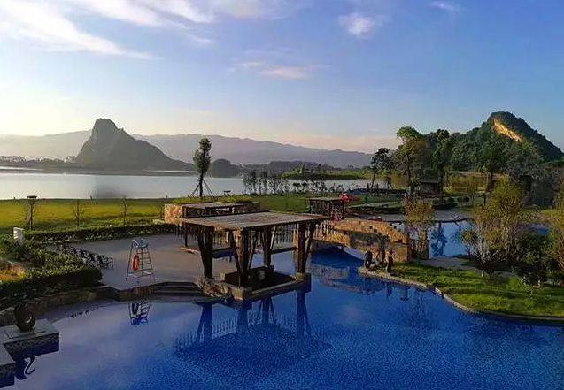 隐藏在英德一座微派风格的酒店—一幅灵动与纸上的古邑国画