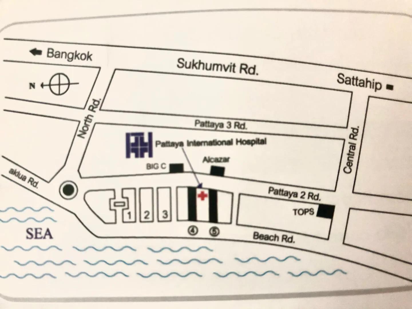 芭提雅医院,芭提雅的消费价格