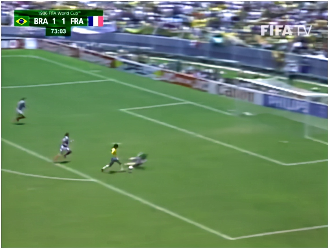 1986法国巴西经典之战,2006世界杯法国1-0巴西比赛图片