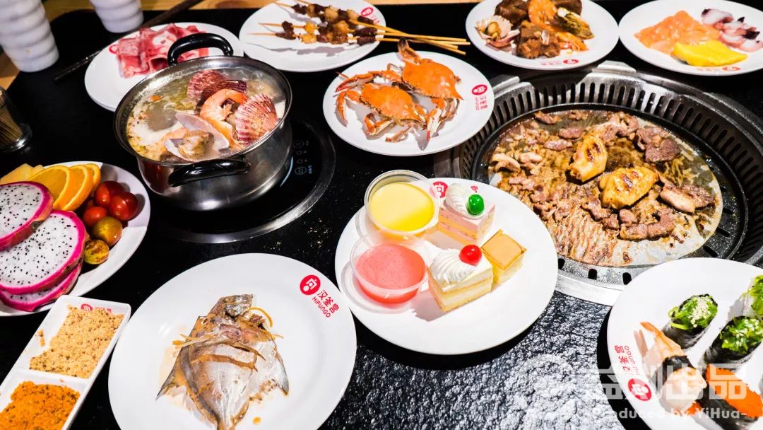 汉釜宫海鲜蒸汽自助餐厅,万达汉釜宫自助餐厅四人餐