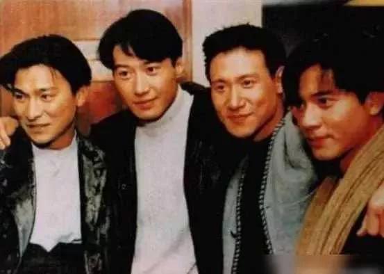 香港四大天王童年,四大天王年轻时的颜值张学友