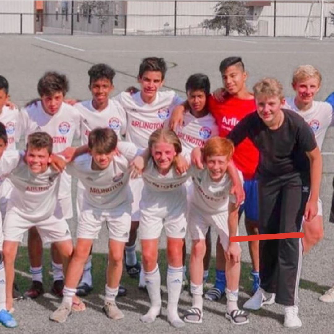 特朗普小儿子与足球明星,特朗普和球员身高对比