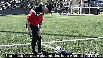 球场过人动作,单脚起球凌空抽射