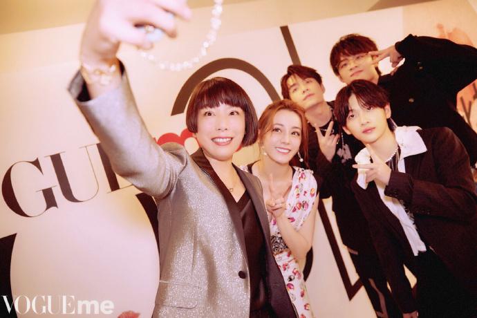 vogue三周年明星合影,vogueme三周年迪丽热巴