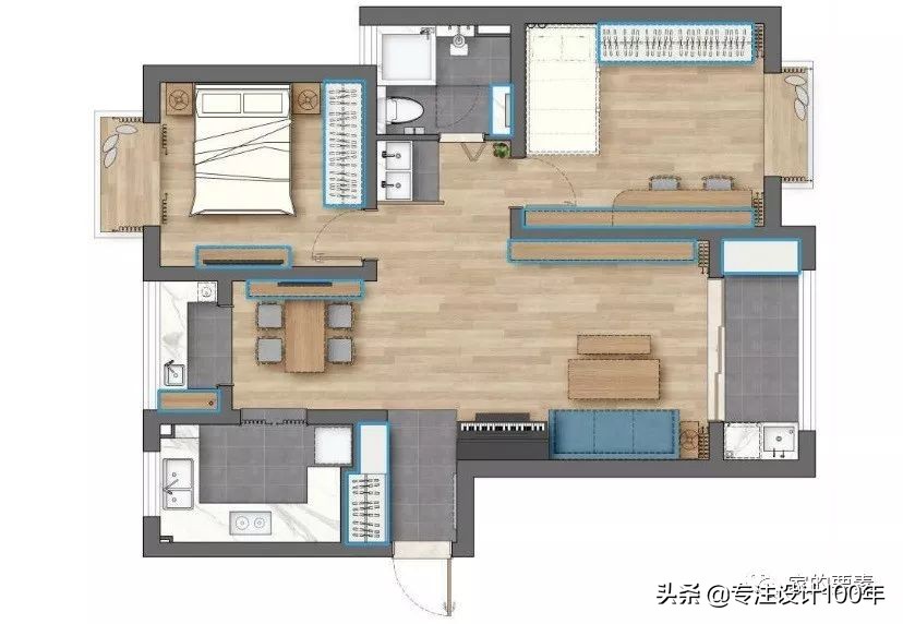96㎡双宝之家,不换房只翻新,轻松Get日式亲子宅,实用又舒适