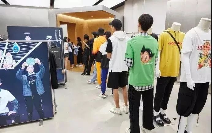 gxg品牌形象陈列,gxg旗下潮牌