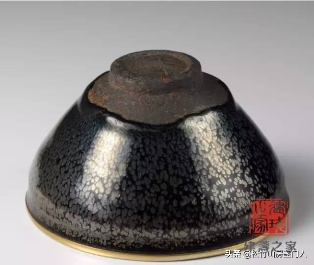 日本收藏的建盏天目曜变,日本国宝级老宋代建盏
