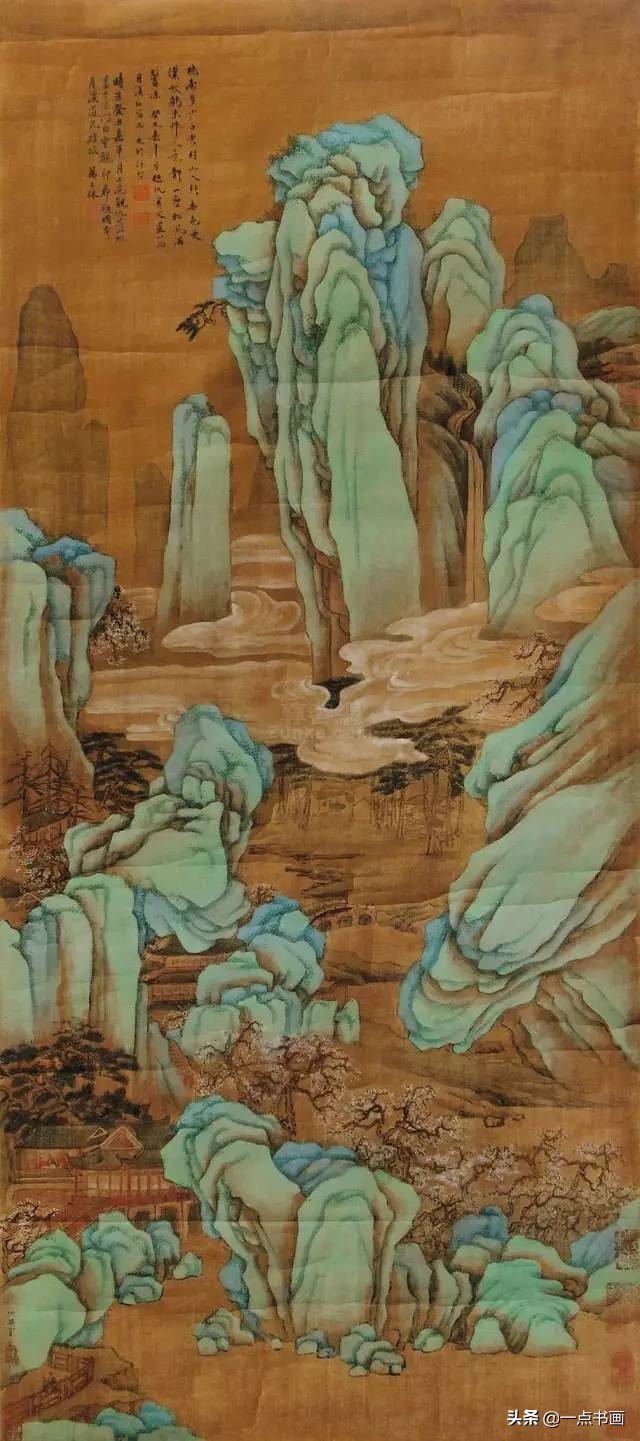 明仇英拍卖60亿的作品,明仇英桃源仙境图临摹