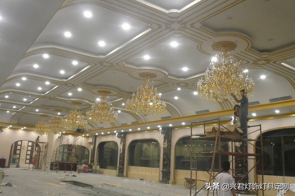 酒店灯饰有什么作用,酒店水晶灯奢华高档