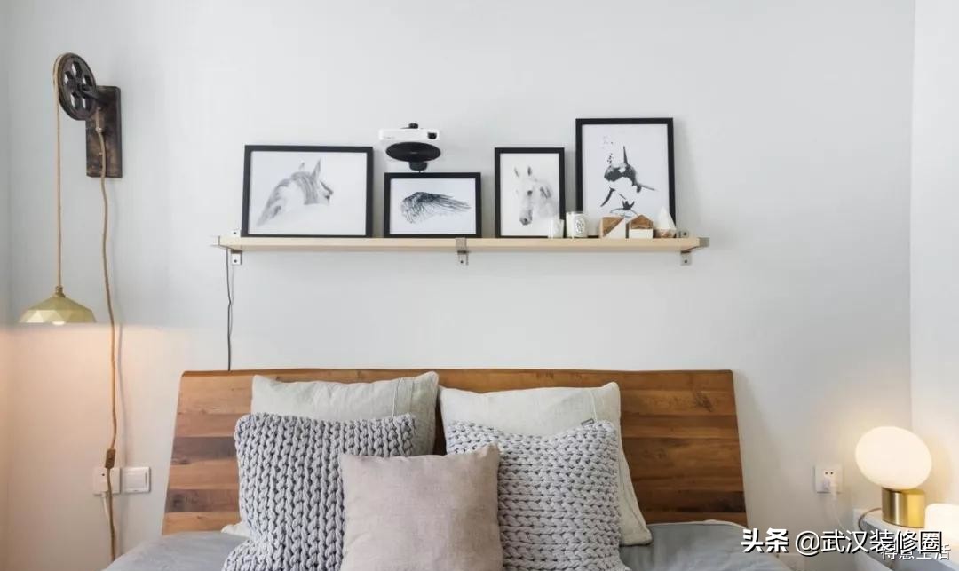 卧室太小放不下床,卧室太小床头柜效果图