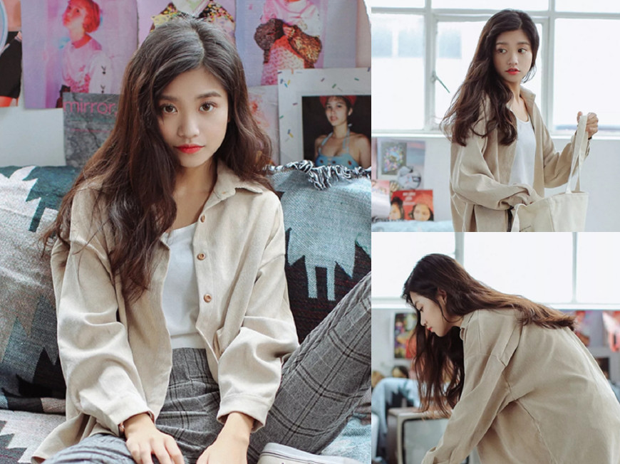 半头中小卷烫发发型图片长发,烫发女中长发慵懒怎么烫最合适