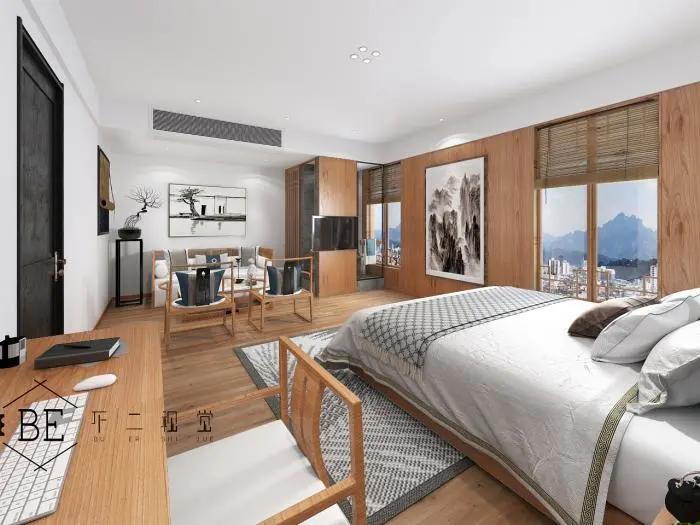 酒店公寓装修风格，家具配套定制案例，佛山盛家具厂家