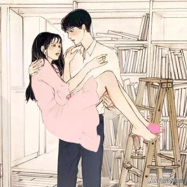 少女心爆棚的唯美插画,软萌插画清新少女心