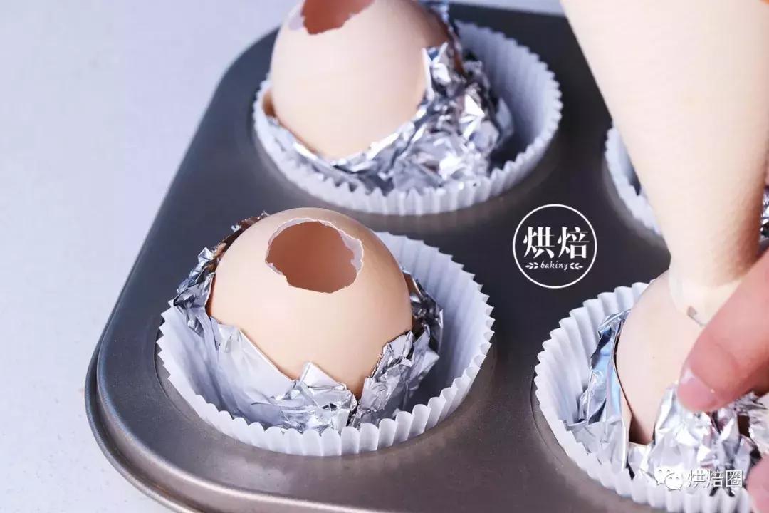 雪人蛋壳戚风,雪人蛋壳戚风教学