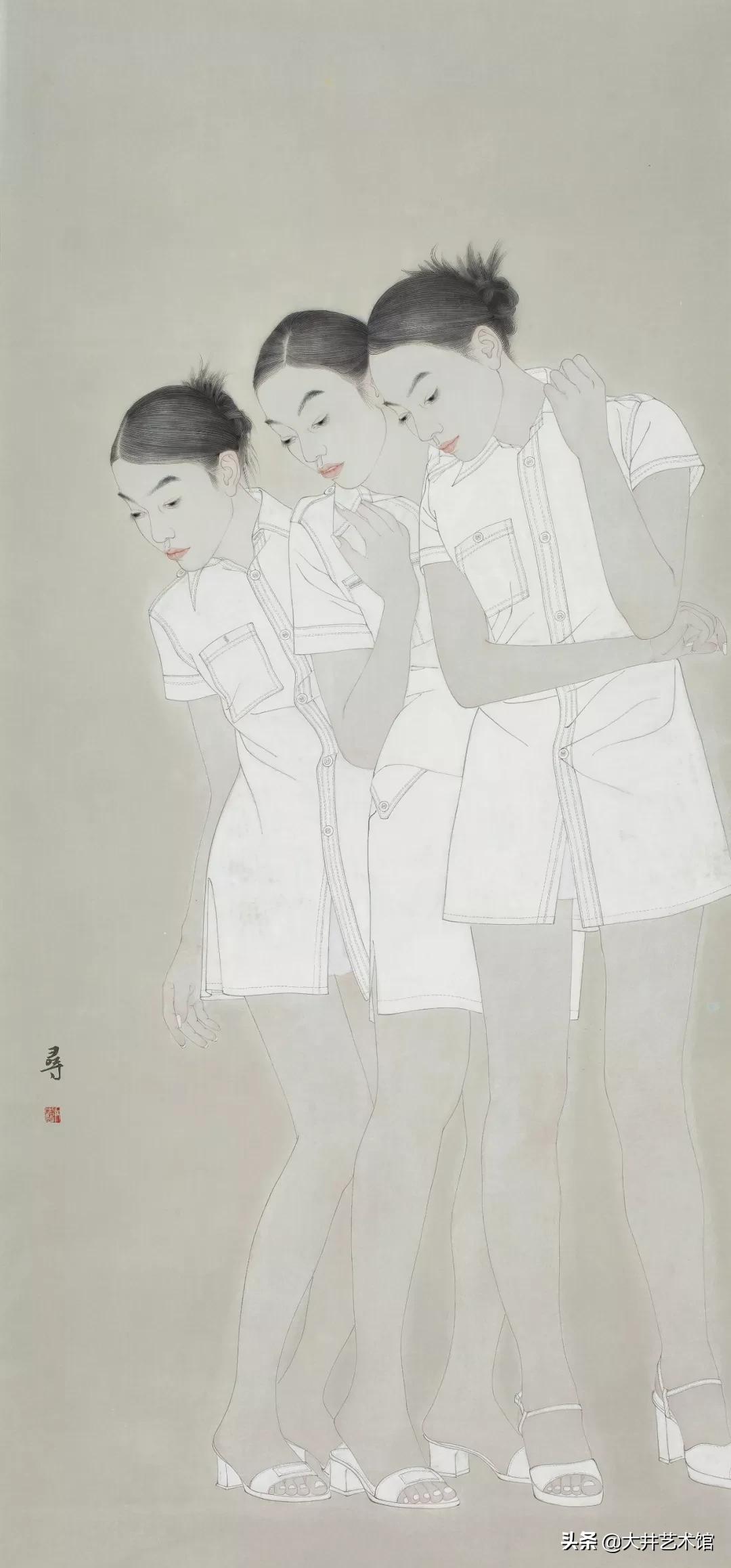 大井人物|吴霞作品欣赏