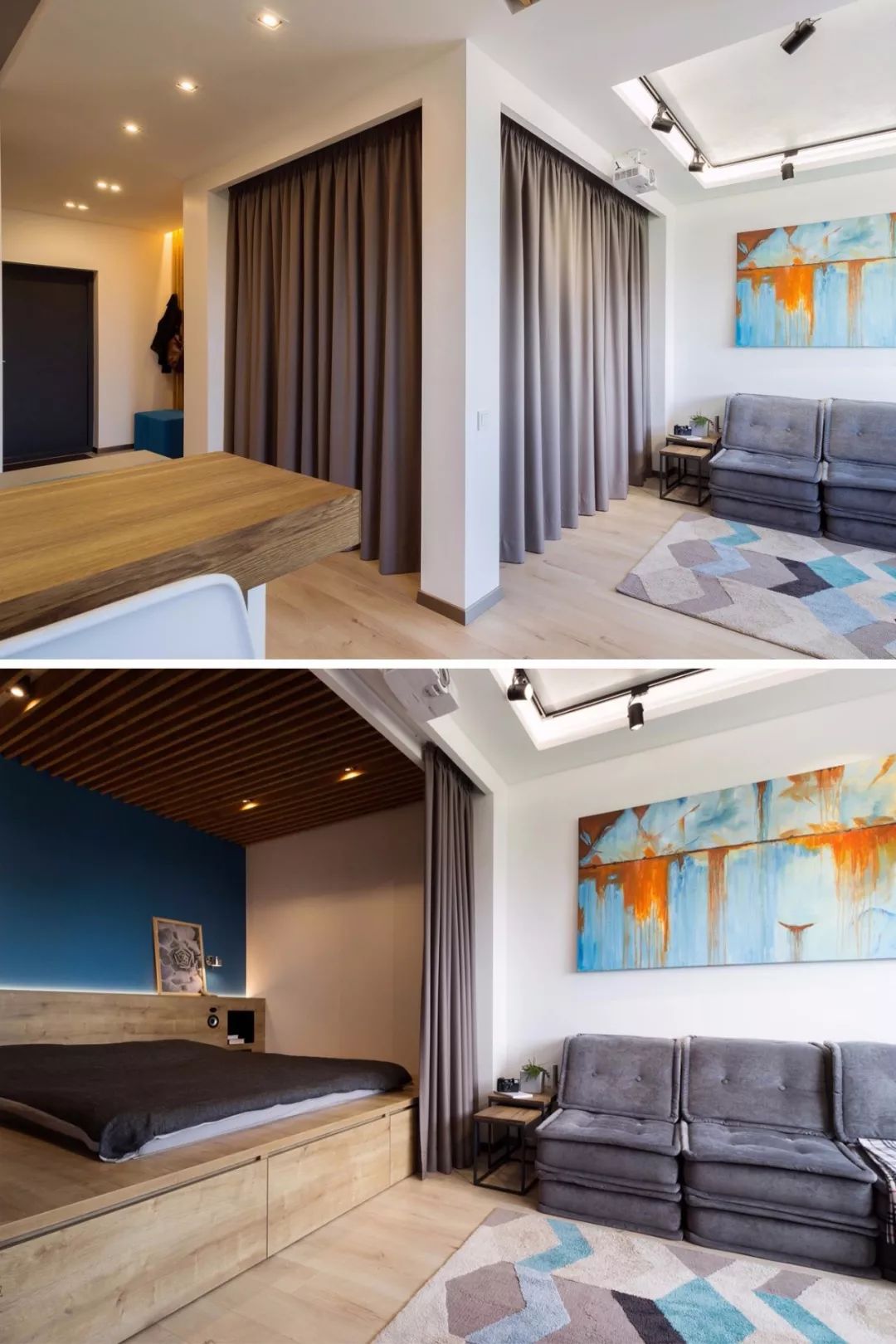 房子都是自己设计的,房子再小也要尝试一下法式风