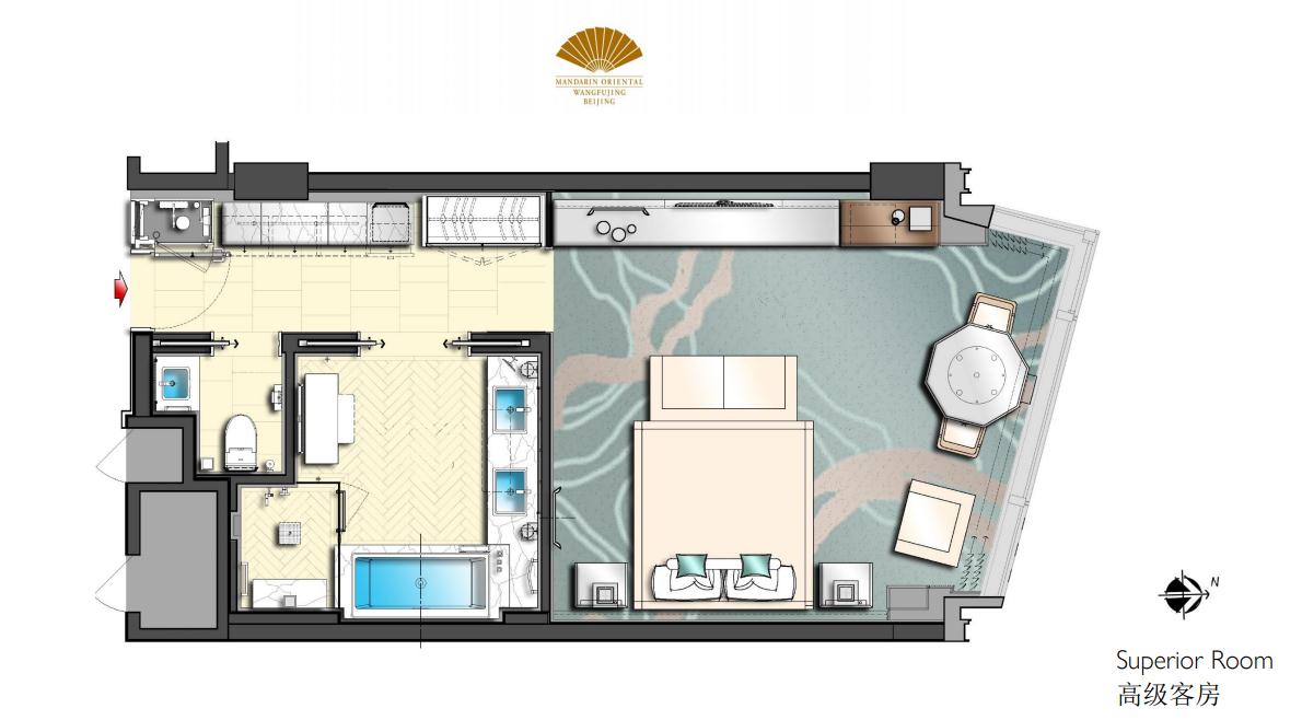 北京王府井文华东方酒店房间,北京王府井文华东方酒店风格