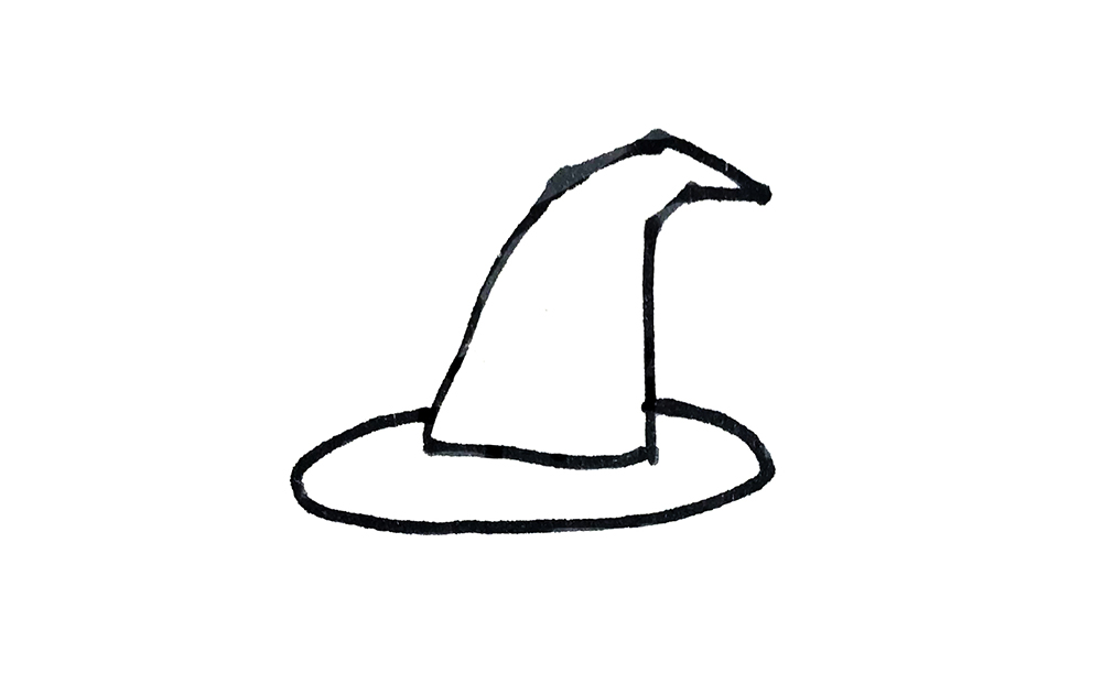 简笔画帽子怎么画最好看,冬季帽子简笔画简单又好看卡通