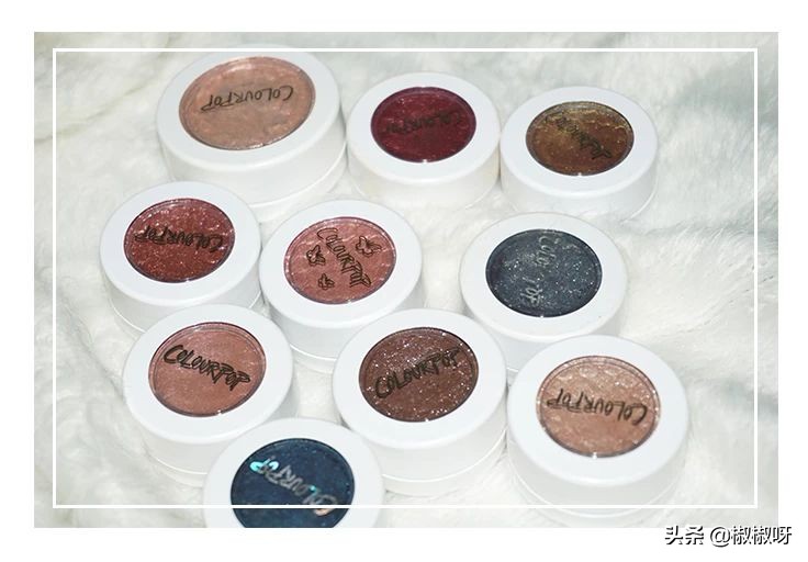 colourpop十大眼影,colourpopwhatever玫瑰豹纹盘12色眼影