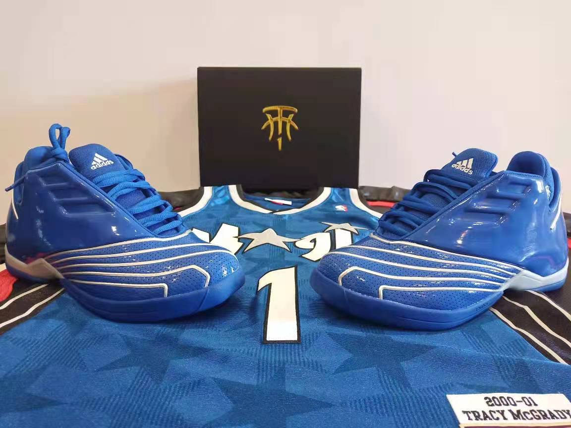 麦迪球鞋t-macmillennium磨脚后跟,adidast-macmillennium麦迪白