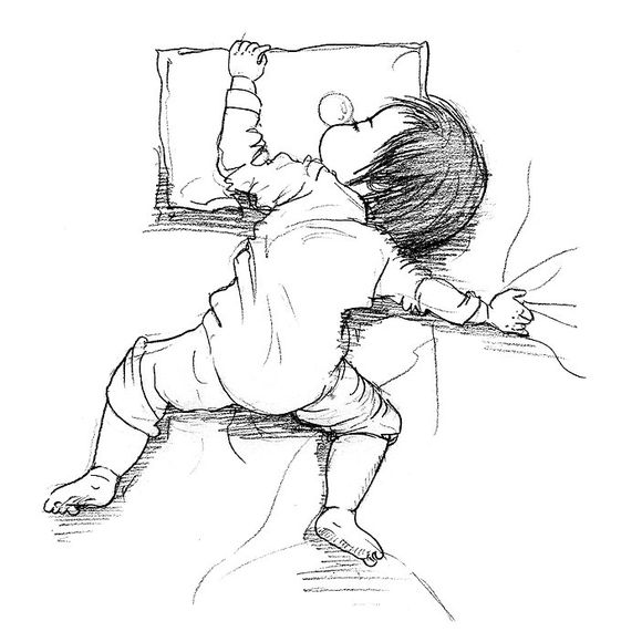 「曾经的热图，你可还记得」木朵儿爸爸给女儿画过的百睡图