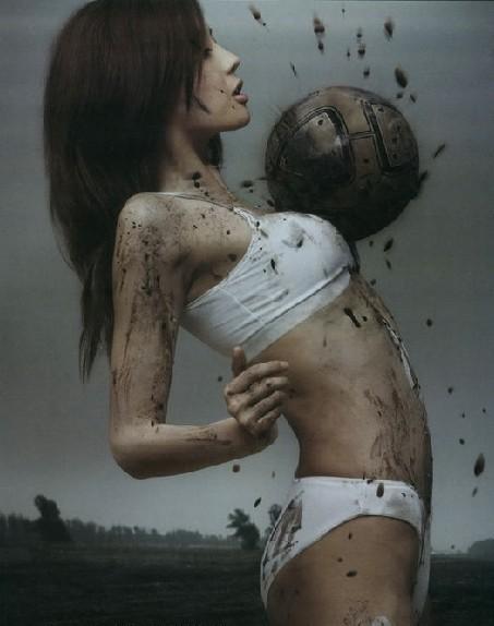 身材火热的足球宝贝,魅力四射的足球宝贝