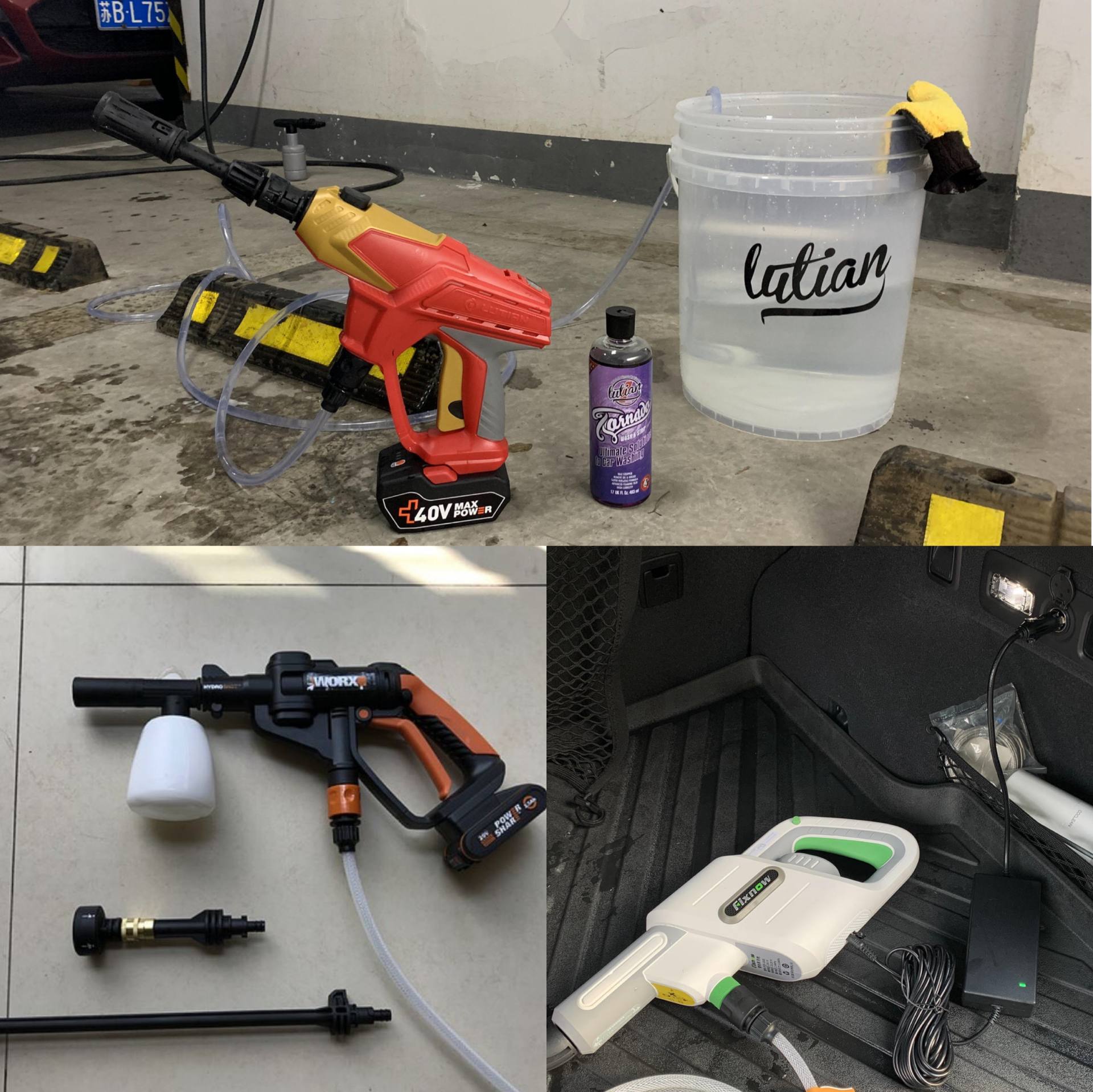 自己洗车你需要准备这些洗车设备,洗车入门需要哪些工具